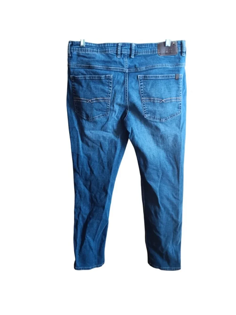 Buffalo David Bitton Jackson-X Straight Stretch Mens Jeans Size 36x34 Blue Denim